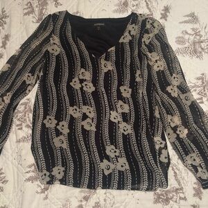 Express Black Blouse